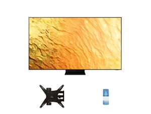 samsung qn65qn800bfxza 65″ 8k qled quantum mini led hdr smart tv with a walts tv medium full motion mount for 32″-65″ compatible tv’s (2022)