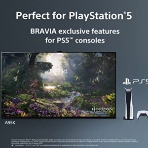 Sony 65 Inch 4K Ultra HD TV A95K Series: BRAVIA XR OLED Smart Google TV with Dolby Vision HDR and Exclusive Features for The Playstation® 5 XR65A95K- 2022 Model (Renewed)