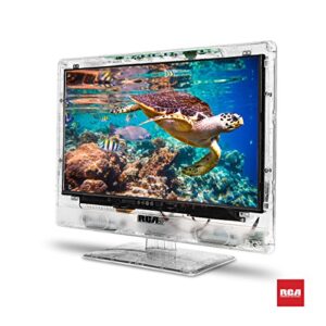 RCA 15” Clearview HDTV | J15SE820 Transparent LED HD Television, High Resolution Wide Screen Monitor w/HDMI, VGA, Including Full Function Remote.