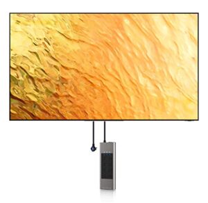 samsung qn85qn800bfxza 85″ 8k qled quantum mini led hdr smart tv with an austere 5s-ps8-us1 v-series 8-outlet power w/omniport usb (2022)
