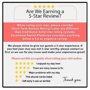 airbnb vrbo short term rentals (str) 5 star rating explanation magnet