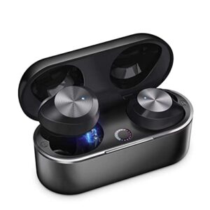 true wireless earbuds bluetooth 5.3 headphones waterproof ipx7 sports wireless ear buds with microphone in-ear headphones workout running tws wireless earphones with charging case for iphone android