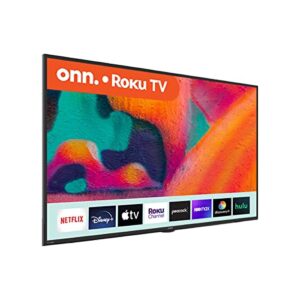 ONN 43-Inch TV Class FHD 1080p LED Smart TV Compatible with Netflix, Disney+, HBO Max, Prime Video + Free Wall Mount (No Stands) 100069992 (Renewed)