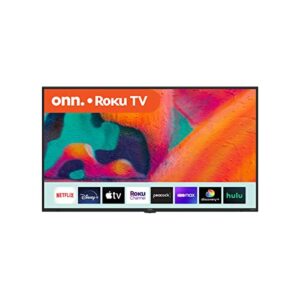 ONN 43-Inch TV Class FHD 1080p LED Smart TV Compatible with Netflix, Disney+, HBO Max, Prime Video + Free Wall Mount (No Stands) 100069992 (Renewed)