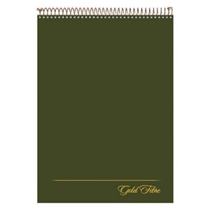 ampad gold fibre classic, wirebound planner pad, size 8-1/2 x 11-3/4, red cover, legal ruling , 70 sheets per pad (20-811),white