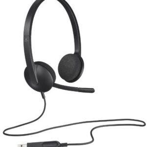 Logitech USB Headset H340, Stereo, USB Headset for Windows and Mac (Certified Refurbished)