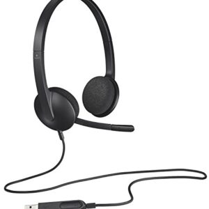 Logitech USB Headset H340, Stereo, USB Headset for Windows and Mac (Certified Refurbished)