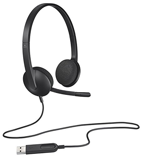 Logitech USB Headset H340, Stereo, USB Headset for Windows and Mac (Certified Refurbished)