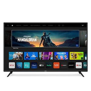 vizio v-series 4k uhd led hdr smart tv with apple airplay and chromecast built-in, dolby vision, hdr10+, hdmi 2.1, auto game mode and low latency gaming, v585-j01, 2021 model (renewed), 58 in