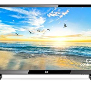 28” LED HDTV by Continu.us | CT-2860 High Definition Non-Smart Television 720p 60Hz TV, Lightweight and Slim Design, VGA/HDMI/USB Inputs, VESA Wall Mount Compatible.