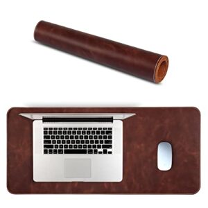 londo top grain leather extended mouse pad – desk mat