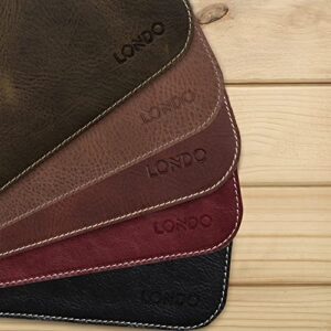 Londo Top Grain Leather Extended Mouse Pad - Desk Mat