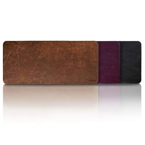 Londo Top Grain Leather Extended Mouse Pad - Desk Mat