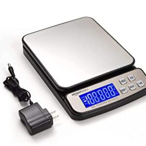 Amazon Basics Digital Postal Table Top Scale - AC Adapter, Counting Function, 110 Pound Capacity, 0.1 Ounce Readability