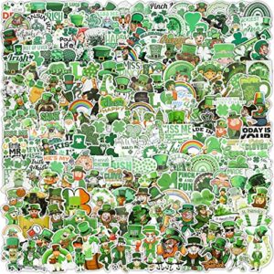 200pcs st patrick’s day stickers,water bottle stickers for kids adults cute vinyl waterproof stickers accessories diy for laptop water bottle envelopes crafts scrapbooking,st patrick’s day decorations party home supplies