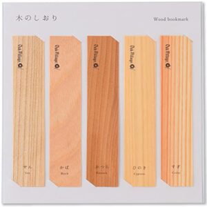 wooden bookmark for men women book lovers, five types of japanese wooden bookmark set, handmade book markers, book markers for reading, bookmarks gifts