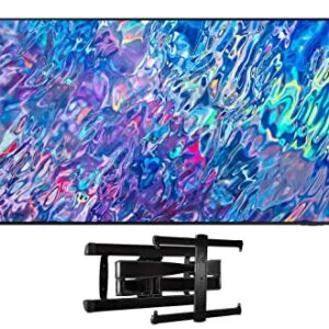 SAMSUNG QN65QN85BAFXZA 65" 4K Neo QLED UHD Smart TV in Titan Black with a Sanus Systems VLF728-B2 Full Motion Wall Mount (2022)