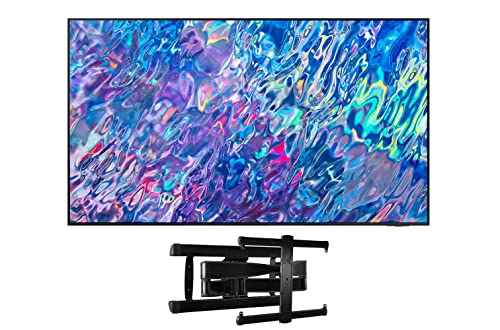 SAMSUNG QN65QN85BAFXZA 65" 4K Neo QLED UHD Smart TV in Titan Black with a Sanus Systems VLF728-B2 Full Motion Wall Mount (2022)