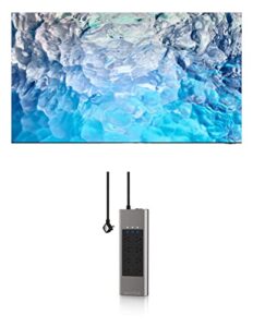 samsung qn85qn900bfxza 85″ 8k qled uhd hdr smart infinity-screen tv with an austere 7s-ps8-us1 vii-series 8 outlet power w/omniport usb (2022)