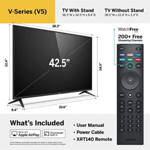 VIZIO 43 Inch 4K Smart TV, V-Series UHD HDR Television with Apple AirPlay and Chromecast Built-in