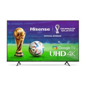 hisense a6 series 50-inch class 4k uhd smart google tv with voice remote, dts virtual x, sports & game modes, chromecast built-in (50a6h, 2022 new model) (renewed)