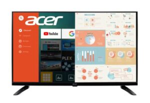 acer da320q bemiiix 31.5” hd (1366 x 768) va smart monitor | streaming tv (tuner-free), netflix, youtube & more | wi-fi 5 | bt 5.0 | 3 x hdmi 1.4, 1 x s/pdif, 1 x cvbs, 2 x usb 2.0 & 1 x rj-45