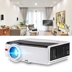 video projectors 1080p 4200 lumens, hd projector lcd led 200″ widescreen multimedia wxga home theater projector work with laptop tv stick xbox bluray player dvd wii ps3 ps4 outdoor movie proyector