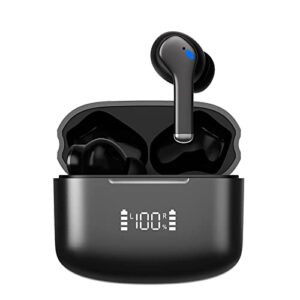 gdjba ear buds wireless bluetooth earbuds 5.3 bluetooth headphones with noise cancelling microphone hifi sound quality 60 hours listening waterproof compatible with iphone/android