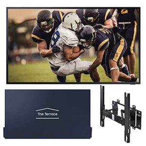 SAMSUNG Terrace QN65LST7TA 65" Outdoor QLED 4K UHD Smart TV with a Terrace VG-SDC65G 65" Dark Gray Dust Cover Terrace WMN-4277TT Full Motion Wall Mount for 65” TV (2020)