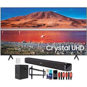 samsung un58tu7000 58″ 4k ultra hd led tv with deco gear home theater bundle