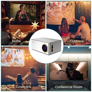 Mini Projector with WiFi Kids Gift, Portable Movie Phone Projecter, Proyector Portatil for Home Office Outdoor Video Projection