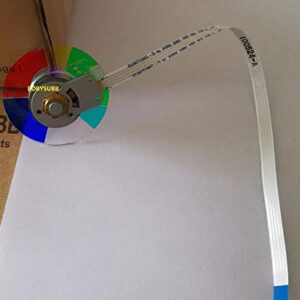Pukido Brand For ACER X1260 X112 X113P X1261P Projector Color Wheel 6 Segment Diam 40mm - (Plug Type: X1261P)