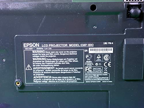 Epson Powerilte 1810P LCD Projector XGA 3500 Lumens