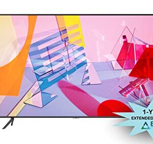 SAMSUNG QN82Q60TA 82" Ultra High Definition 4K Quantum HDR Smart TV with an Additional 1 Year Coverage by Epic Protect (2021)