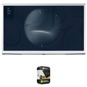 samsung qn43ls01ba the serif 43 inch qled 4k uhd hdr smart tv (2022) bundle with 2 yr cps enhanced protection pack