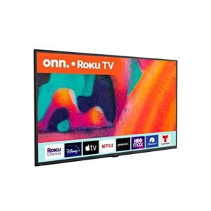 ONN 42-Inch Class Full HD (1080p) LED Smart TV Compatible with Netflix, Disney+, Apple TV, HBO + Free Wall Mount (No Stands) 100068372 (Renewed)