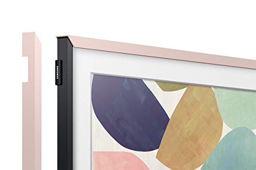 SAMSUNG 32-inch Class The Frame TV with Customizable Natural Pink Bezel (2020 Model)