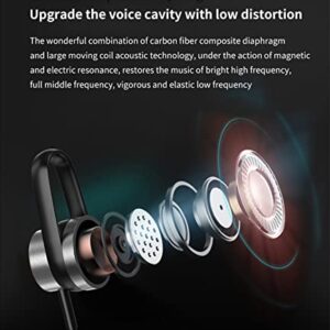 Neckband Bluetooth Headphones Around The Neck Wireless Earbuds with Microphone 100H Long Battery Life Waterproof Running Workout Headphones Noise Cancelling Earphones for Android iOS Sports Cycling