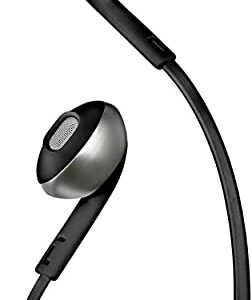 JBL T205BT Wireless in-Ear Headphones with Three-Button Remote and Microphone (Silver)