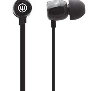 Wicked Audio Omen Wireless — Bluetooth Earbuds with Microphone and Track Control — Wireless Earbuds, Noise Isolating, in Ear Headphones — Black