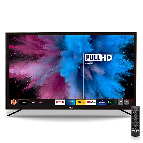 32 inch HD LED Smart TV, Supports Up to 1366×768 Resolution, Built in Web OS 5 Operating System, Stream Apps Like Netflix, Hulu, Sling, Prime Video, and More