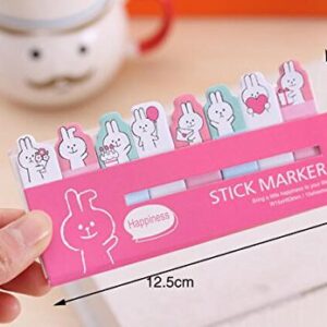 Funny Animals Sticker Bookmark Marker Memo Flags Index Tab Sticky Notes,Pack of 7