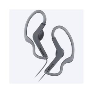 sony mdr-as210/b sport in-ear headphones, black