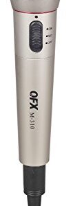 QFX M-310 Wireless Dynamic Professional Microphone, Silver