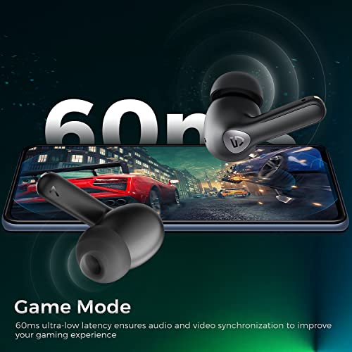 SoundPEATS Air3 Pro Hybrid Active Noise Cancelling Wireless Earbuds, QCC3046 Bluetooth 5.2 Stereo Headphones with 12mm Driver, aptX Adaptive, Game Mode, CVC 8.0, Transparency Mode, 24H Playtime