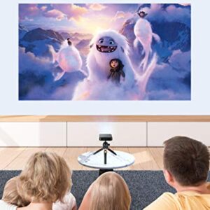 Projector, AKIYO Mini Portable Projector Tripod, 360° Arbitrary Rotation with 2 Height Modes, Multi-Function, Support Most of The Projectors Or Cameras Within 4.4lbs