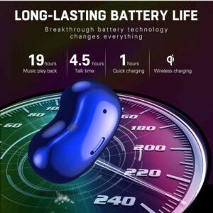 UrbanX Street Buds Live True Wireless Earbud Headphones for Samsung Galaxy S20 FE - Wireless Earbuds w/Active Noise Cancelling - (US Version with Warranty) - Blue