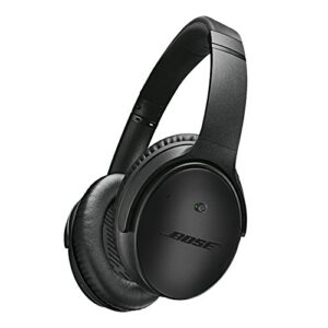 bose quietcomfort 25 acoustic noise cancelling headphones for apple devices, triple black (wired, 3.5mm)