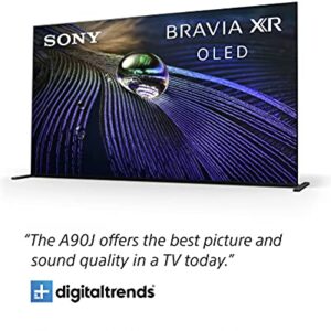 Sony A90J 65 Inch TV: BRAVIA XR OLED 4K Ultra HD Smart Google TV with Dolby Vision HDR and Alexa Compatibility XR65A90J- 2021 Model (Renewed)