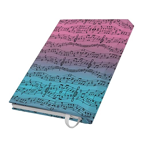 Flashideas Music Score Book Dust Jacket Covers for Paperbacks Water and Stain Resistant Book Protector Pouch for Student Teacher Aa Big Book Cover Universal Fit for Standard Size